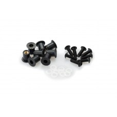 SCREW KIT ANODIZED FOR SCREENS WITH SILENTBLOCKS - BLACK SCREW KIT ANODIZED FOR SCREENS WITH SILENTBLOCKS - BLACK